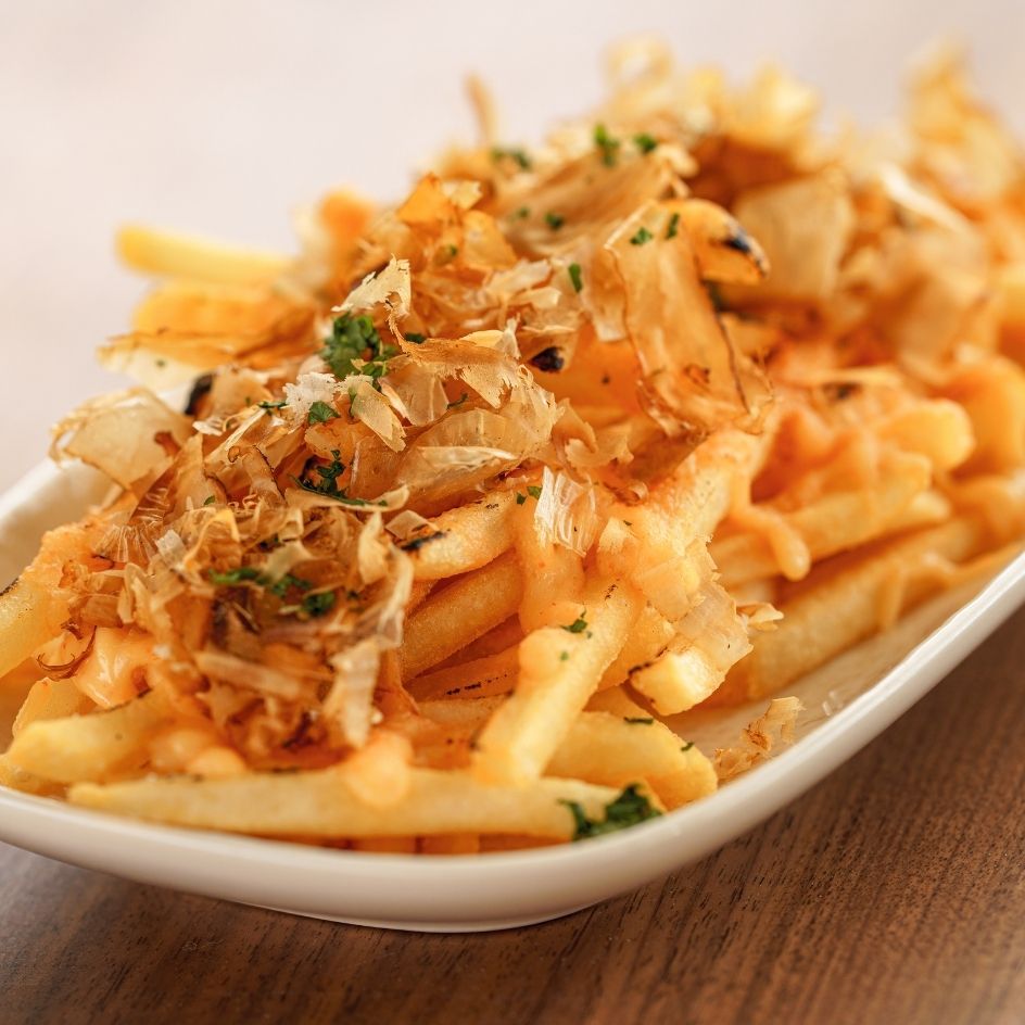 Torched Mentaiko Fries Live Station