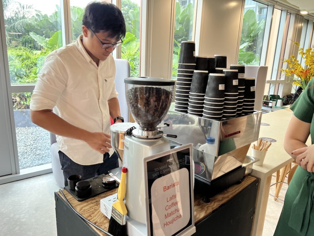 live coffee bar