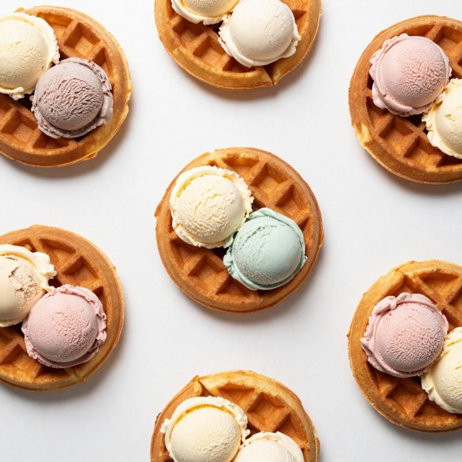 Ice Cream Waffle Live Station