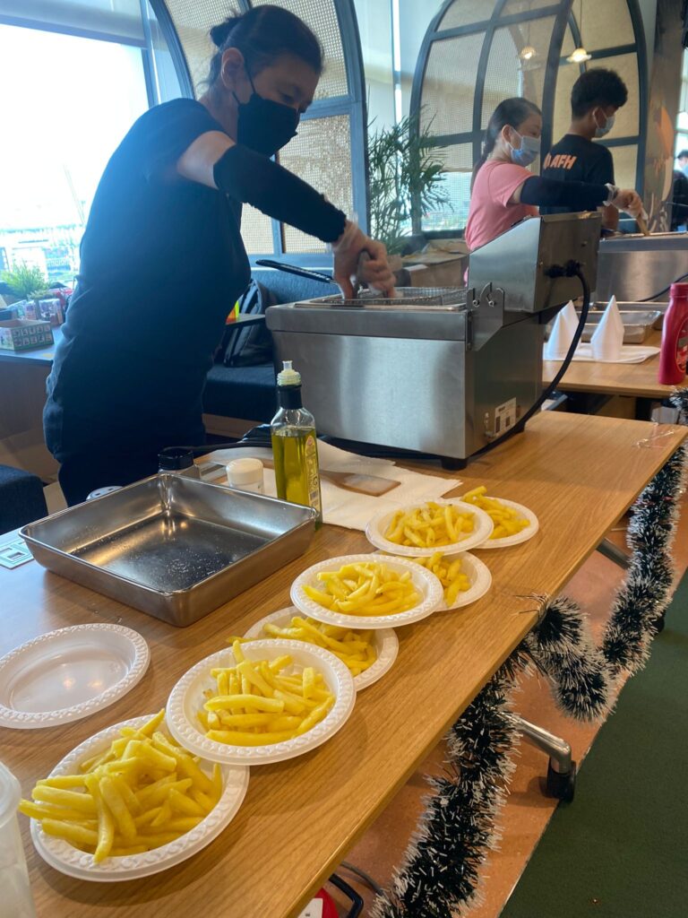 French Fries Live Station