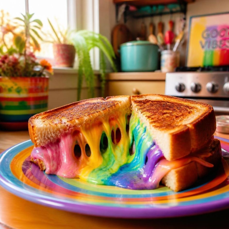 Rainbow Cheese Toast Live Station