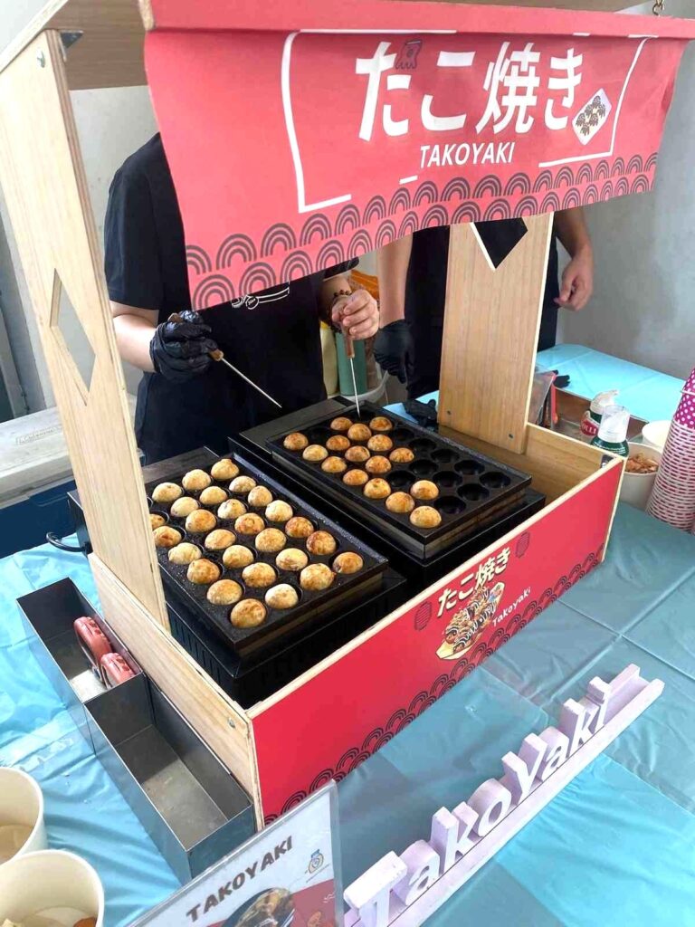 takoyaki live station