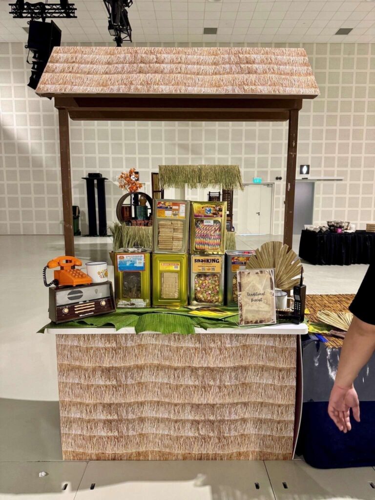 traditional biscuit live station
