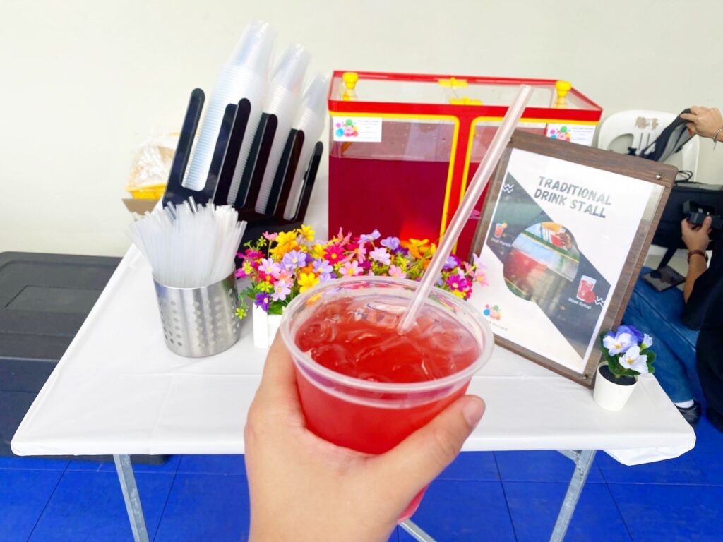 traditional syrup drink live station