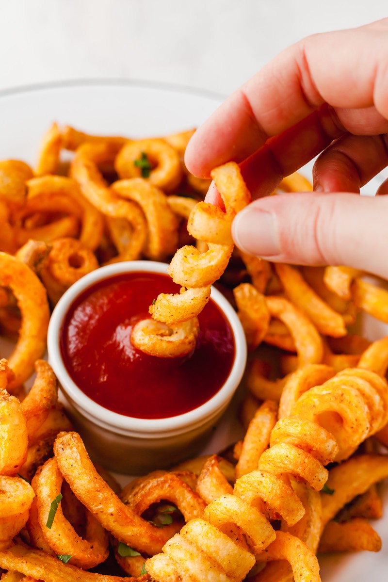 Curly Twister Fries Live Station Singapore